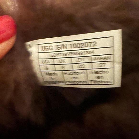 Chocolate UGGs Women size 9 - Picture 5 of 5